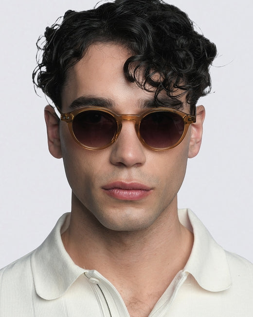 LIA YELLOW GRADUAL BROWN AV CORLIN EYEWEAR 